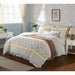 Dawn - California King 9 Piece Comforter Set - Yellow - Simple Home Plus