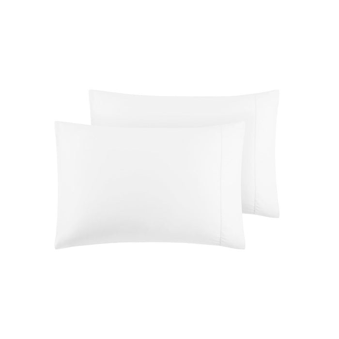 500 Thread Count Egyptian Cotton - Queen Deep Pocket Sheet Set - White - Simple Home Plus