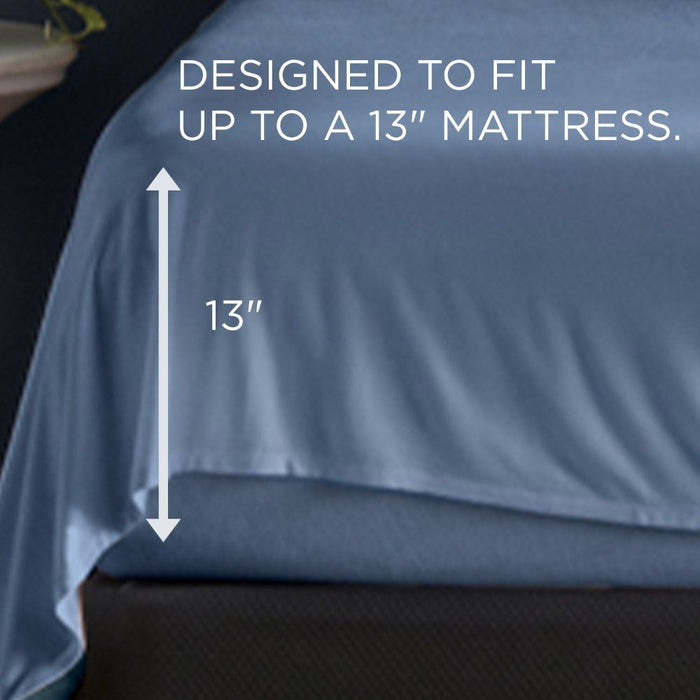 Linens - Tempur Rayon from Bamboo Sheet Set - Vintage Indigo - Simple Home Plus