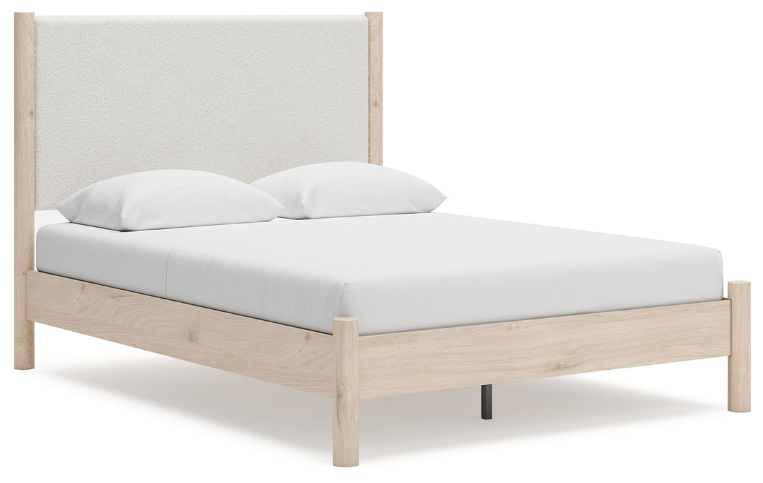 Cadmori - Upholstered Panel Bed - Simple Home Plus