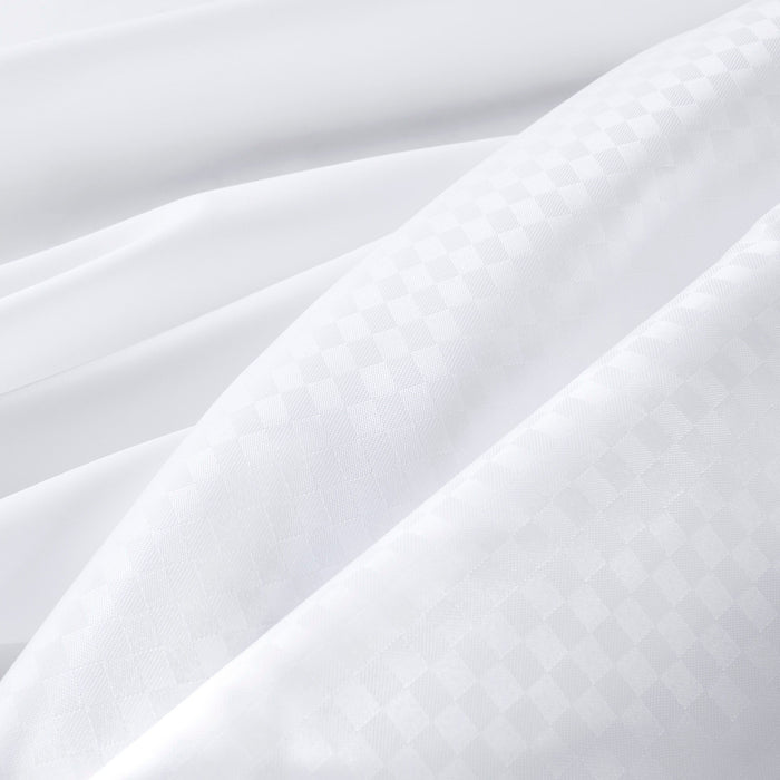 Plain Weave - Essential Shower Curtain - White - Simple Home Plus