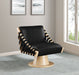 Millwin - Swivel Accent Chair With Natural Base - Simple Home Plus