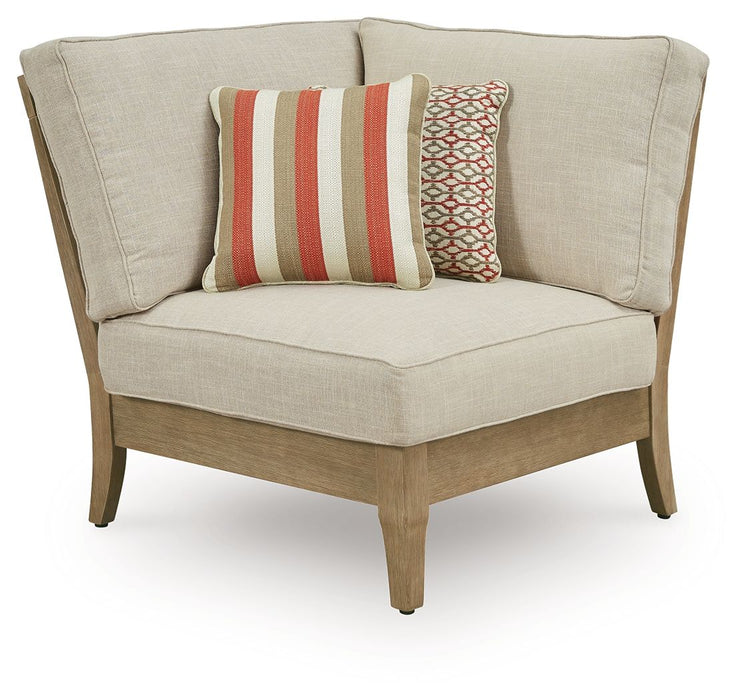 Clare View - Corner With Cushion - Beige - Simple Home Plus