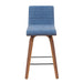 Vienna - Swivel Bar Stool - Walnut Base - Simple Home Plus
