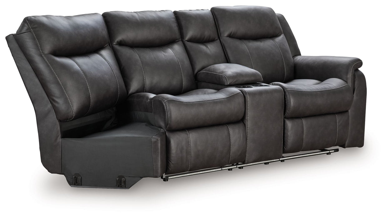 Sultan Meadow - RAF Reclining Loveseat - Eclipse - Simple Home Plus
