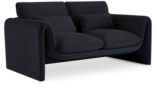 Sloan - Velvet Loveseat - Simple Home Plus