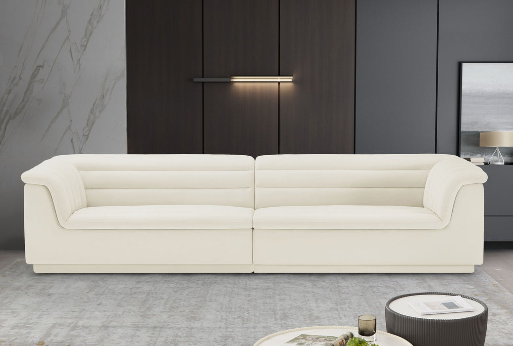 Cascade - Velvet Modular Sofa - Simple Home Plus