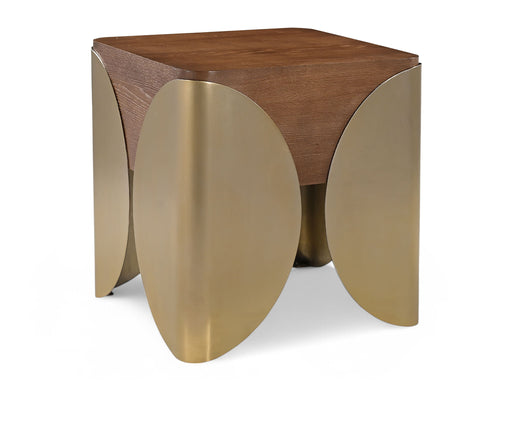 Cazari - Oak Wood And Iron Table - Simple Home Plus