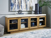 Adanworth - Accent Cabinet - Light Brown / Gray - Simple Home Plus