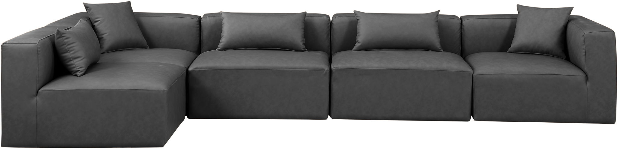 Cube - 5 Piece Modular Sectional - Simple Home Plus