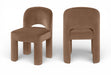 Celine - Velvet Performance Fabric Upholstered Dining Chair (Set of 2) - Simple Home Plus
