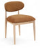 Riccio - Fabric Dining Side Chair (Set of 2) - Natural Frame - Simple Home Plus