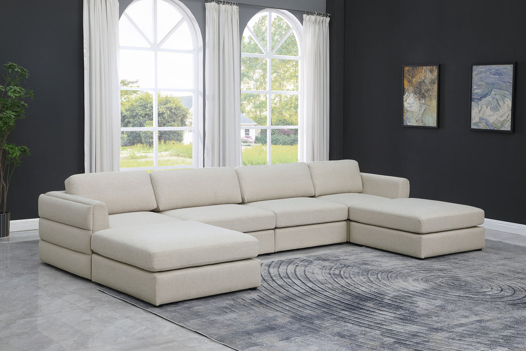 Beckham - 6 Piece Double Chaise Modular Sectional - Simple Home Plus