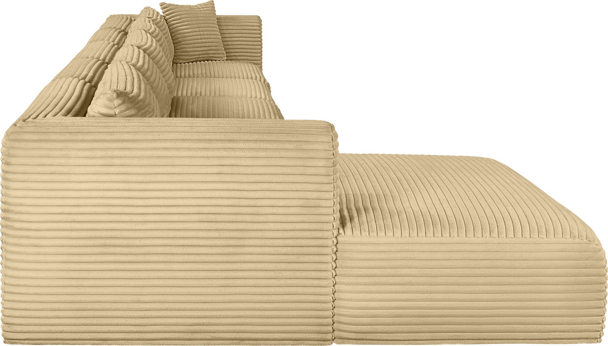 Shaggy - 5 Piece Modular Sectional With Chaise - Simple Home Plus