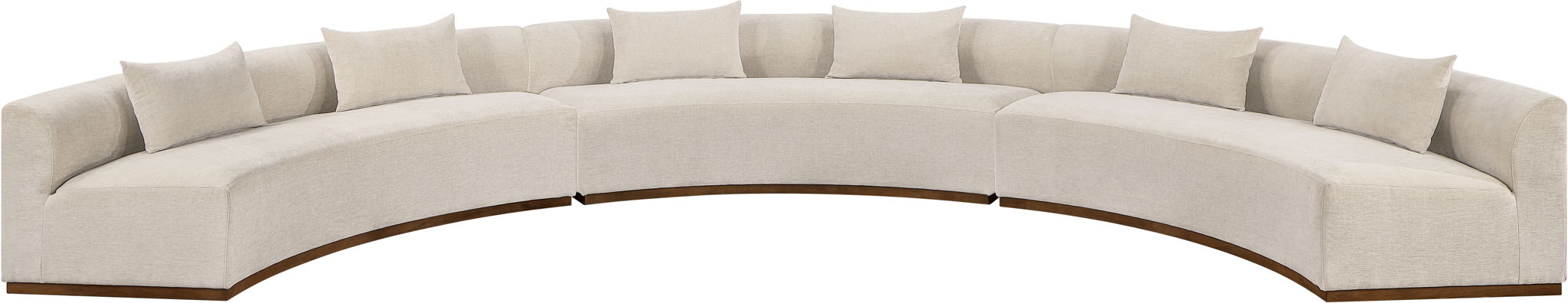 Avanti - Chenille Fabric Upholstered 3 Piece Modular Sectional - Simple Home Plus