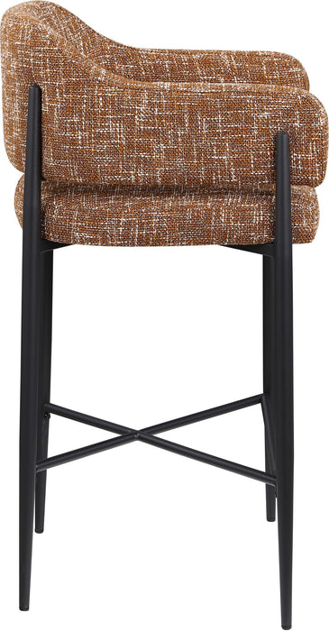 Dame - Fabric Upholstered Counter Stool (Set of 2) - Simple Home Plus