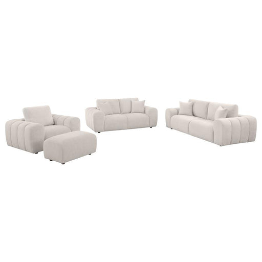 Burnett - Chenille Upholstered Sofa Set - Simple Home Plus