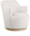 Clarita - Boucle Swivel Accent Chair - Simple Home Plus