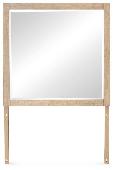 Tomtyn - Bedroom Mirror - Light Brown - Simple Home Plus