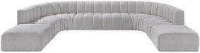 Arc - Boucle Fabric Modular Sectional - Simple Home Plus