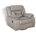 Greer - Upholstered Swivel Glider Recliner Chair - Simple Home Plus