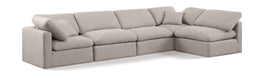 Indulge - Linen 5 Piece Modular Sectional - Simple Home Plus