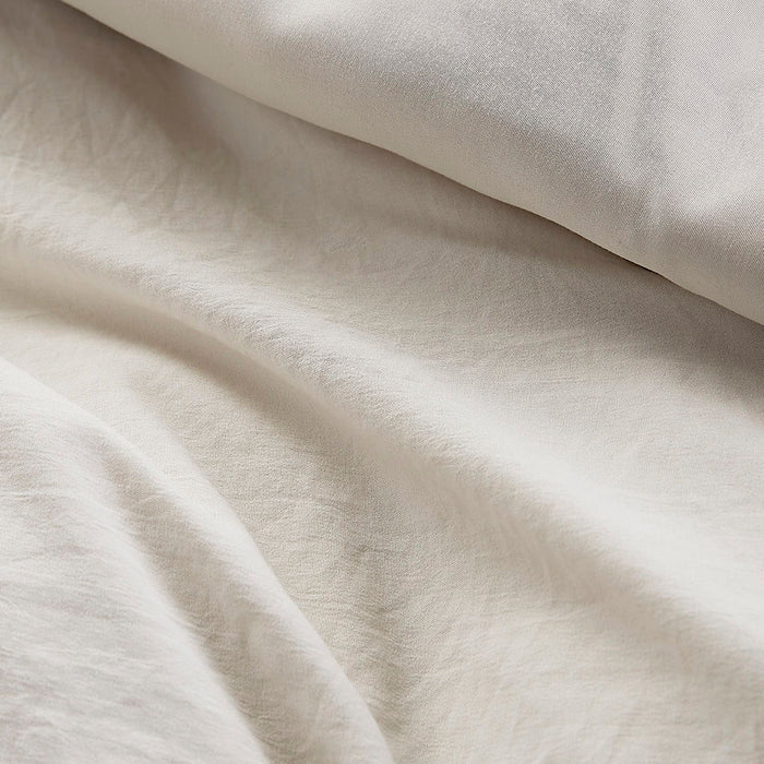 Porter - Queen Soft Washed Pleated Comforter Set - Neutral - Simple Home Plus