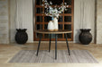 Amaris - Brown / Black - Round Dining Table - Simple Home Plus