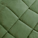 Windom - Twin Lightweight Down Alternative Blanket With Satin Trim - Green - Simple Home Plus