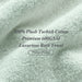 Turkish - 6 Piece Bath Towel Set - Seafoam - Simple Home Plus