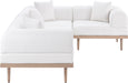 Laguna - 4 Piece 106.5" Upholstered Outdoor Patio Modular Sectional - Simple Home Plus