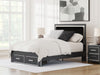 Zuraleus - Upholstered Panel Platform Storage Bed - Simple Home Plus