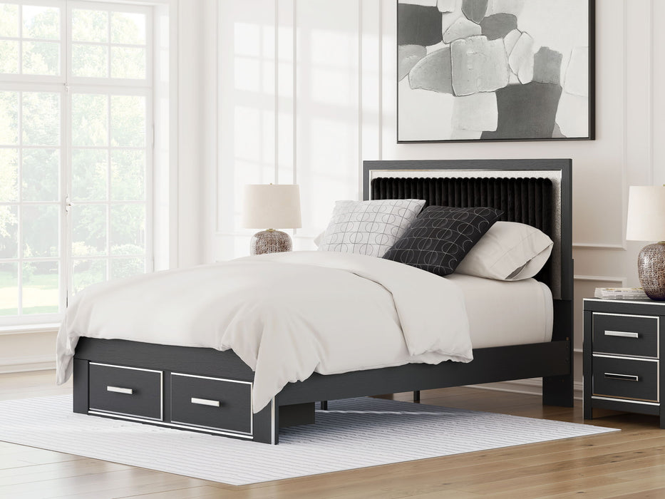 Zuraleus - Upholstered Panel Platform Storage Bed - Simple Home Plus