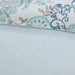 Isla - King 3 Piece Printed Reversible Duvet Cover Set - Blue - Simple Home Plus