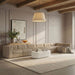 Rummi - Velvet Performance Fabric Upholstered 7 Piece Modular Sectional, L-Shaped (Right) - Simple Home Plus