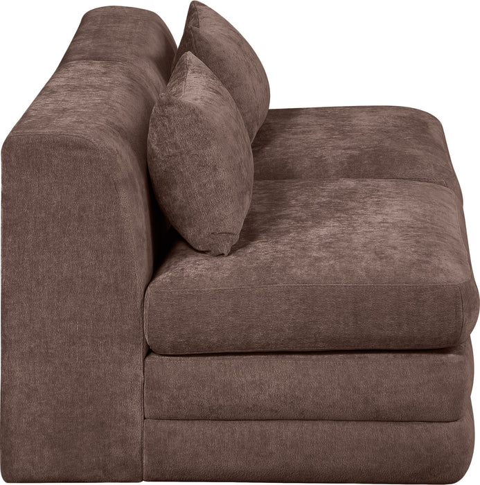 Stellar - 2 Piece 76" Upholstered Modular Armless Loveseat - Simple Home Plus