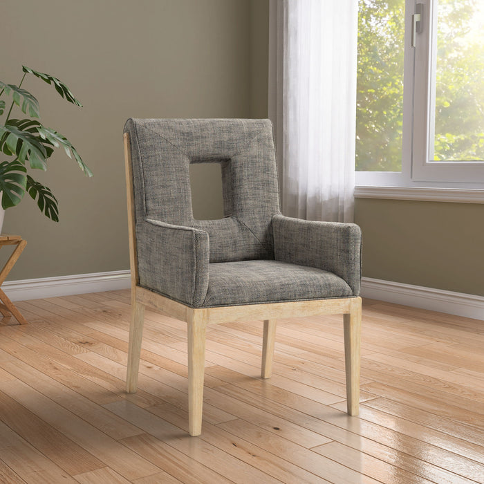 Gwendolyn - Dining Arm Chair With Natural Frame - Simple Home Plus