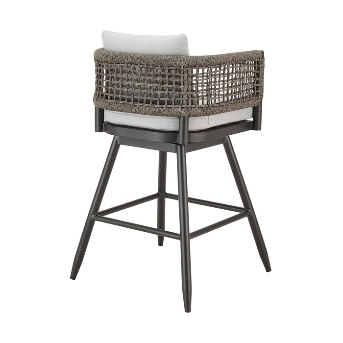 Alegria - Outdoor Patio Swivel Bar Stool - Simple Home Plus