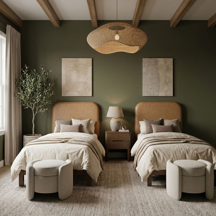 Caswell - Upholstered Bed - Simple Home Plus