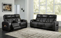 Boyington - 2 Pc. - Power Reclining Sofa And Loveseat - Black - Simple Home Plus