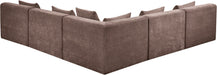 Stellar - 5 Piece Upholstered Modular Sectional - Simple Home Plus