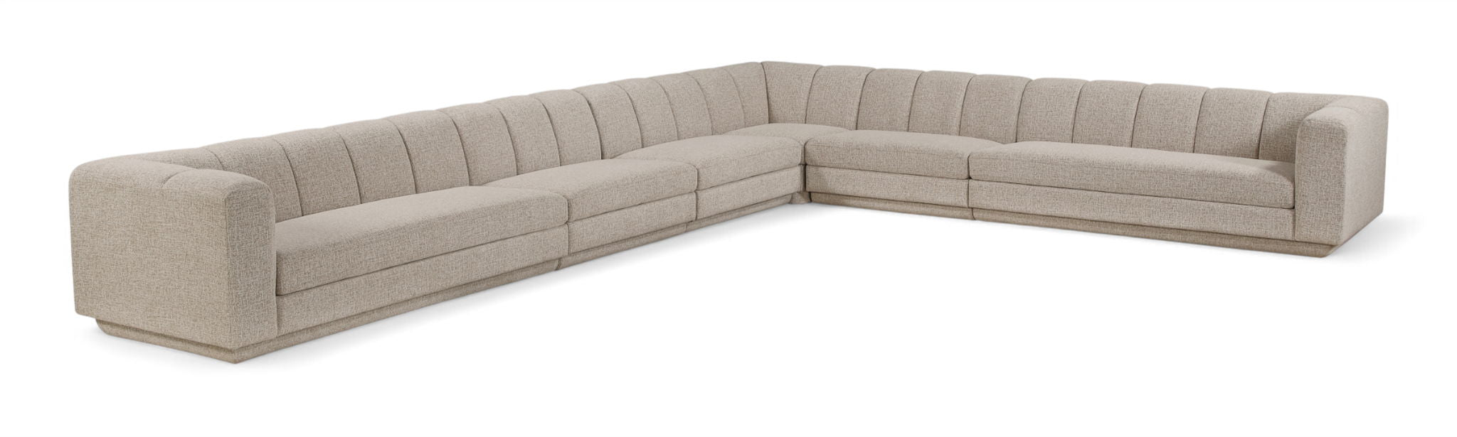 Modari - Sectional - Beige - Simple Home Plus