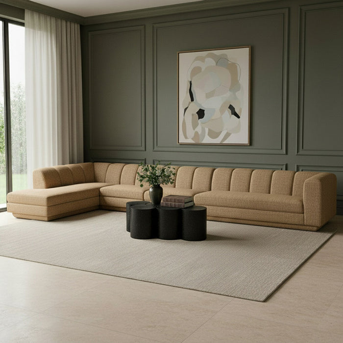 Modari - Sectional - Brown - Simple Home Plus