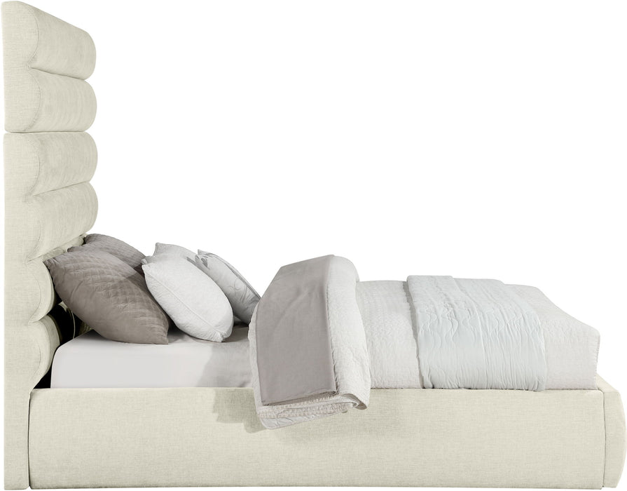 Adam - Chenille Fabric Bed With 70.5" Headboard - Simple Home Plus