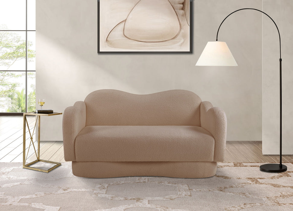 Bloom - Teddy Fabric Loveseat - Simple Home Plus
