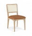 Atrium - Upholstered Seat Dining Chair With Brushed Natural Base (Set of 2) - Simple Home Plus