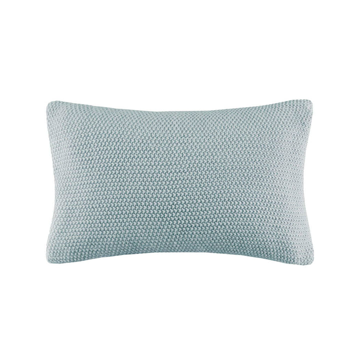 Bree Knit - Oblong Pillow Cover - Light Blue - Simple Home Plus