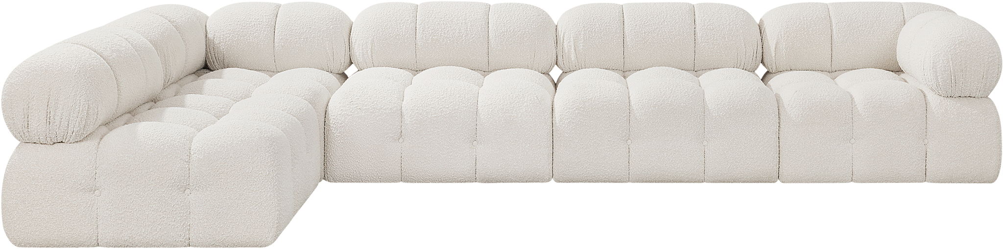 Ames - 5 Piece Modular L-Shaped Sectional - Simple Home Plus