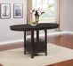 Lavon - Oval Extension Counter Dining Table - Espresso - Simple Home Plus