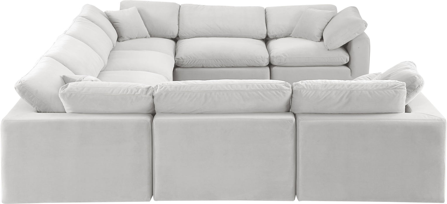 Comfy - 8 Piece Velvet Modular Sectional - Simple Home Plus